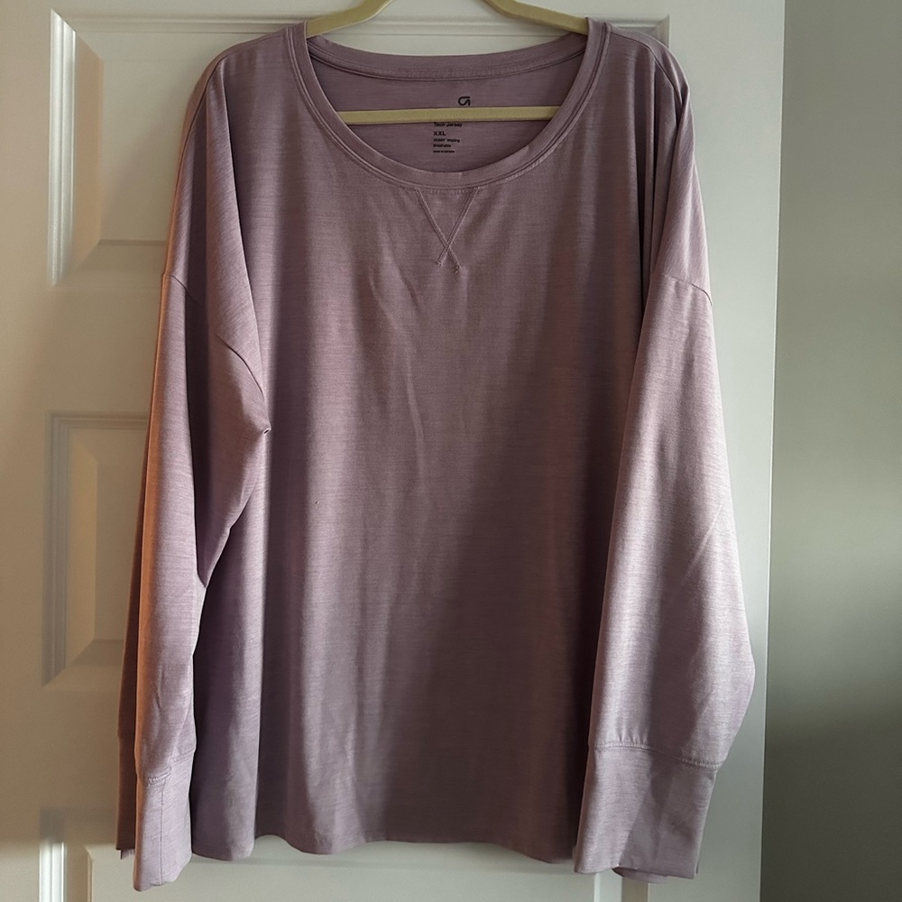 GAP Lilac Tech Jersey Top